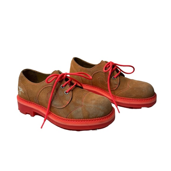 Fluevog | 7th Heaven Gibson Swirl in Orange 7.5 - Picture 2 of 10